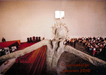 Nowa Huta Church (Cracow, Poland)
Photographed by Gwendolyn Stewart, c. 2011; All Rights
Reserved