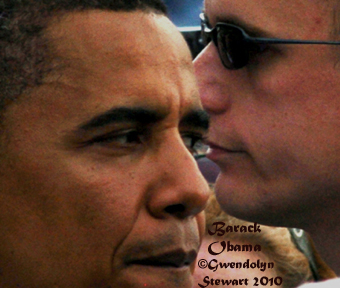 Barack Obama
Photographed by Gwendolyn Stewart, c. 2010; All Rights
Reserved